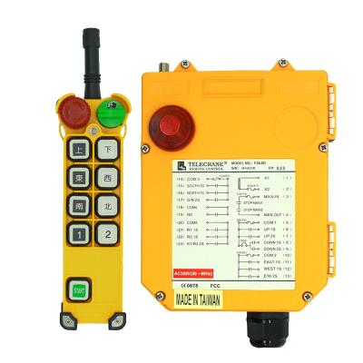 China Taiwan TELECRANE F24-8D Waterproof Wireless Industrial Remote Control with 8 Button, for Cranes Truck Winch Drilling Rig for sale