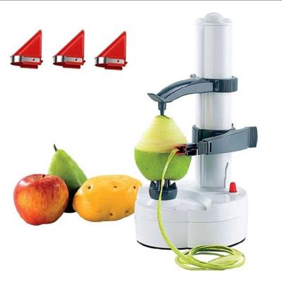 China Dropship Viable Easy Operate Automatic Electric Potato Peeler Machine Apple Potato Peeler Electric Fruit Peeler for sale