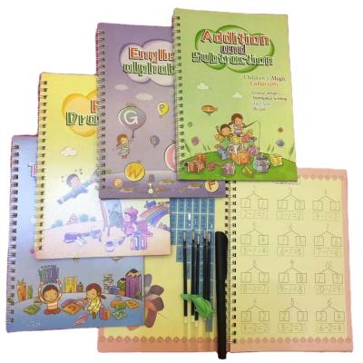 China New Practical Magic Kindergarten Eco-friendly Notebooks Paper Common Dropship Self-Disappearing Reuse for sale