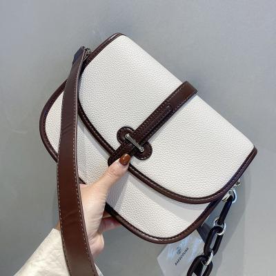 China Fashion casual design fashion leather cross - body handbags ladies 2021 stylish purses and handbags for sale