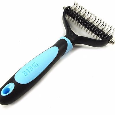 China Factory Directly Sell Dog Grooming Comb Dog Dematting Tool Dog Grooming Rake Dematting Brush à venda