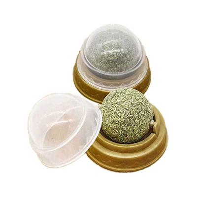 China Toys Balls,Catnip Toys Self-adhesive Edible Catnip Toys,Catnip Edible Balls Natural Rotatable Cat Toy for sale