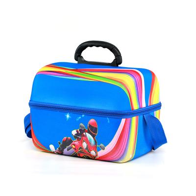 China High Quality 2021 Keep Meal Cute Playful Cartoon Printing Picnic Box Children Thermal Insulated Cooler Lunch Bag For School for sale