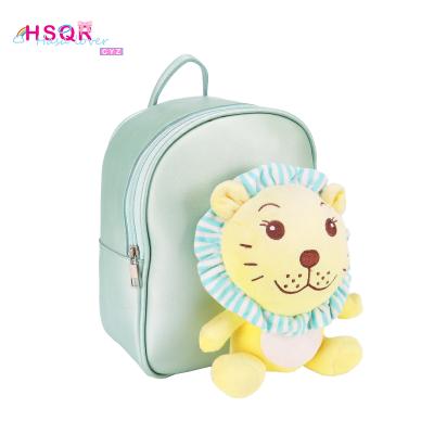 China Cartoon Dolls Wholesale Cheap Cute Kids Cartoon School Bag PU Child Stuffed Animal Kids Backpack Baby School Bags For Gift for sale