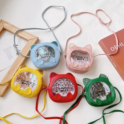 China 2022 Wholesale Eco-Friendly Coin Purse Kids Purse New And Cute PU Designers Leather Mini Cartoon Little Girls Handbag Girls Shoulder Purses for sale