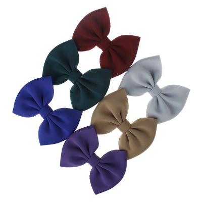 China Environmental Protection Babies Hair Bows Large Clips Hair Barrettes Kids Accessory Girl Big Bowknot Hair Bows Barrettes Clip Holders Accessories for sale