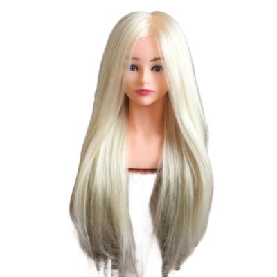 China Body Wave 613# Mixed Hair Ladies Shoulder Style Training Head Hairdresser Educate Curling Straightening Exercises Training Shoulder for sale