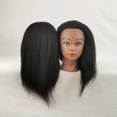 China Wholesale Body Wave Dummy Doll Hairdressing Practice Hairdressing Practice Hair Training Mannequin Head For Hair Salon for sale