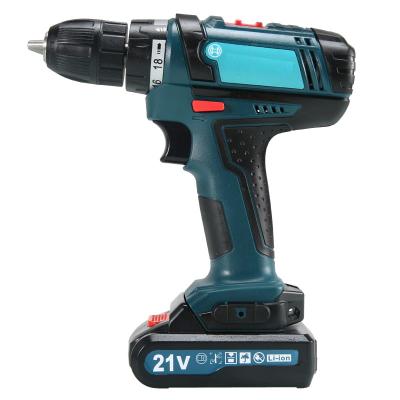 China Woodworking Portable Cordless Drill , 21V / 16.8V Small Cordless Electric Drill for sale