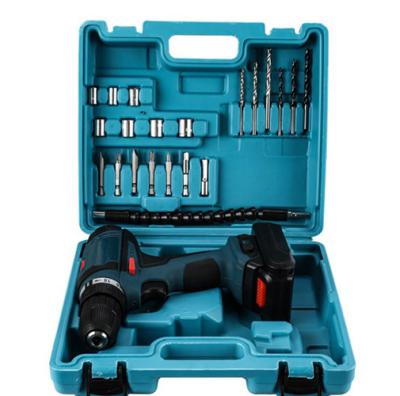 China 12V / 18V / 21V 25pcs Drill Tool Kit , Blue Sockte Cordless Power Tool Sets for sale