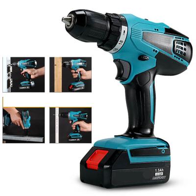 China Blue Battery Operated Power Tools Cordless Drill Waterproof CE / GS Approval for sale