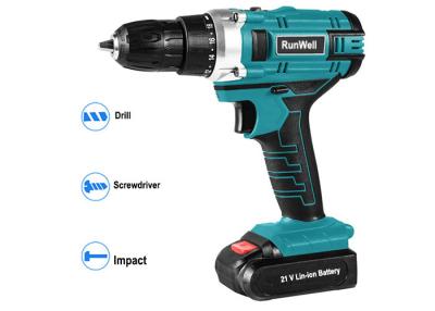 China Portable Cordless Drill Impact Driver 32Nm Rated Torque With LED Working Light for sale