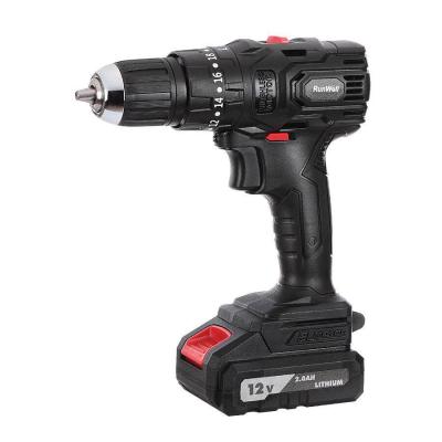 China Brushless motor 12v Compact Cordless Drill 10mm Chuck Lithium Ion Battery High Speed Motor for sale