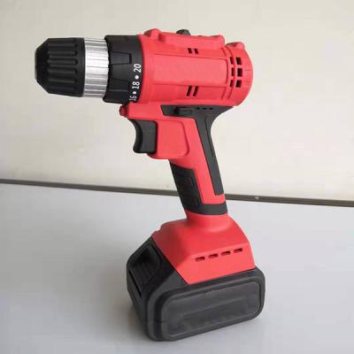 China Compact Small Handheld Power Drill Wireless Power Drill 20V Brushless Motor for sale