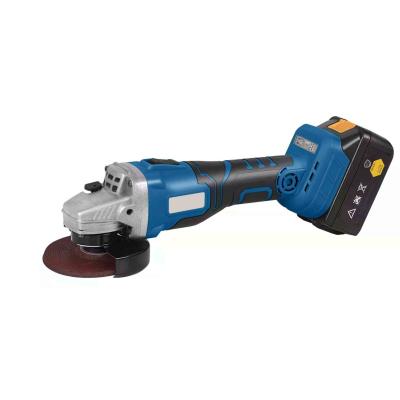 China Power Tools Cordless Angle Grinder 3.0 Ah Battery Capacity 800W Brushless Motor for sale