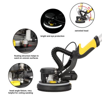 중국 750W 힘 전기 건식 벽체 샌더 철회 가능한 고능률 185mm 폴란드 길이 판매용