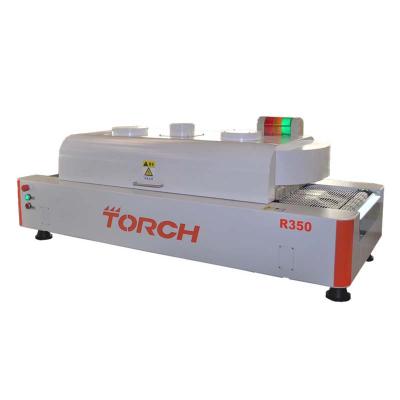 China Torch Middle size Desktop 6 Temperature Zone Lead Free Online Mini Size Reflow Oven R350 for sale