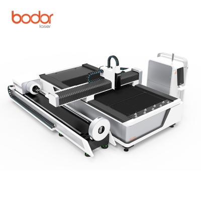 China Laser CUTTING China Bodor Retrieving Dispensers 2000w Carbon Steel Pipe And Square Metal Sheet Making / Fiber Laser Tube Cutting Machine for sale