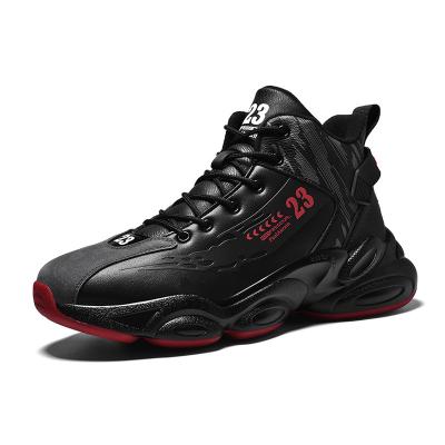 China Cushioning spring mens sports and leisure basketball shoes fashion high quality outdoor sneakers for men shock comfortable luxury basketball shoe for sale