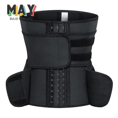 China Polyester & Nylon& Spandex May Latex Sports Waist Trainer Atex Waist Trainer Slimming Belt Latex Waist Cincher for sale