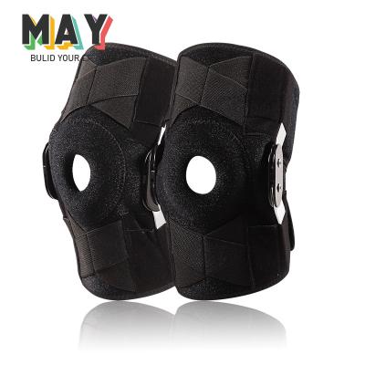 China Adjustable Adult May Knee Pad Buckle Wrap Yoga Mat Protect Sports Knee Pads for sale