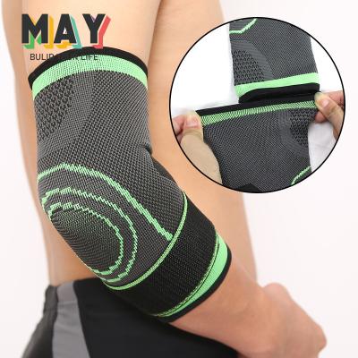 China Adult May Pressure Elbow Guard Breathable Sweat Arm Basketball Elbow Pads for sale