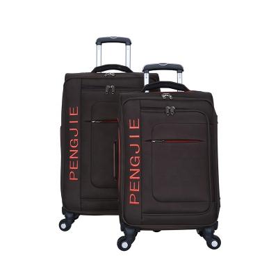 China Fashionable Durable Fabric Trolley Bags Travel Factory Cost Expandable Wheel Bags Luggage for sale