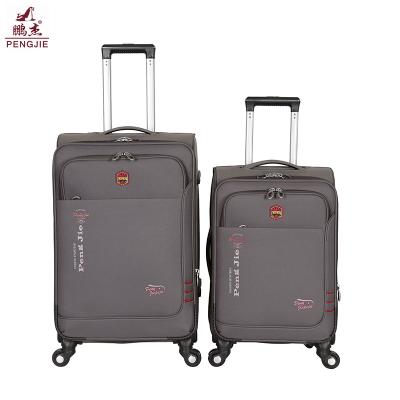 China Classic Cotton Fabric Trolley Luggage Bag Travel and Luggage Bag for sale