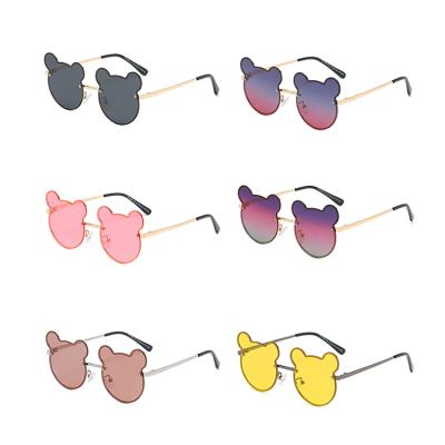 China Custom Cute Colorful Monocle TAC Pink Polarized Kids Sunglasses 2021 Fashion Sun Glasses Children Glass Logo Child Sun Glasses Design for sale