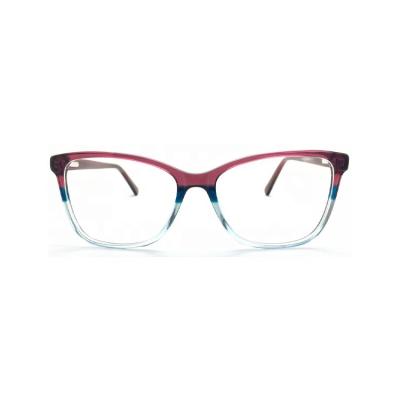 China OEM Fashionable Multiple Style Acetate Optical Frames Two Tone Eyewear China for sale