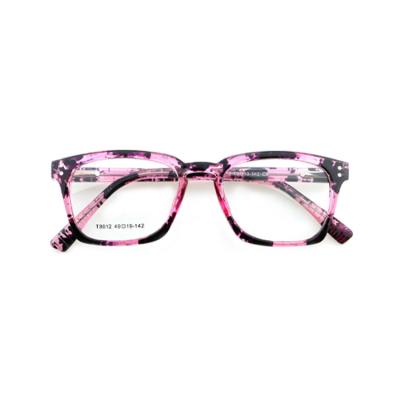 China PROTECT EYES Fashion Design TR90 Frames CP Temples Flower To Print Optical Frames Myopic Glasses for sale