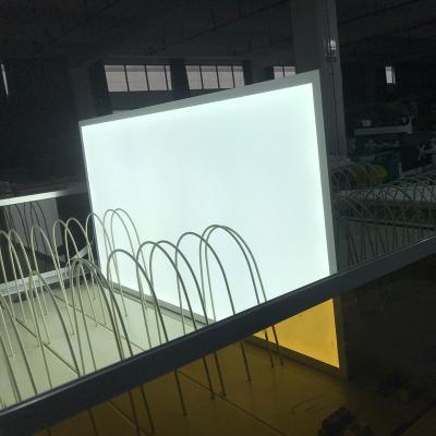 China House Building Program Lamp 600x600mm Smd Industrial White Aluminum Ceiling 30w Plastic Led Panel Light 40w Backlit for sale