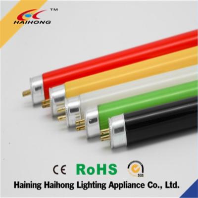 China T5 28W Color Fluorescent Tube RED BLUE YELLOW Straight for sale