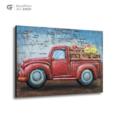 China Wholesale Modern 3d Metal Iron Wall Art Brass Floor Art Decoration Painting for sale