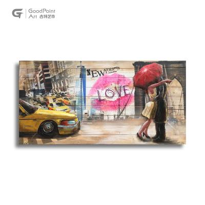 China Unique collection of 2020 abstract painting gift dot 3d metal crafts in general for painting for sale