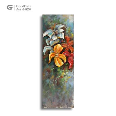 China Europe Other custom handmade metal art gift&crafts 3d floral wall iron painting for sale