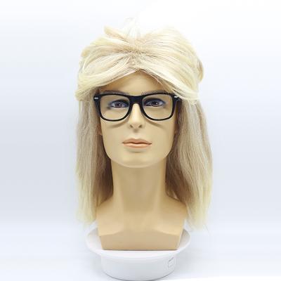 China Garth World of Wayne Party Cosplay Synthetic Wigs with Glasses 20210 for sale