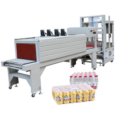 China Automatic PE Film Shrinking Machine For Beer Beverage Mineral Water Voltage 220V/380V for sale