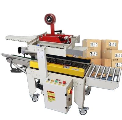 China 80-320mm Carton Width Semi-automatic Box Taping Machine for Versatile Carton Sealing for sale