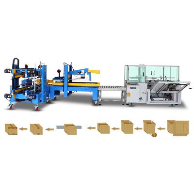 China Easy to Operate Chemical Taping Carton Wrap-Around Sealing Machine for Chemical Industry for sale