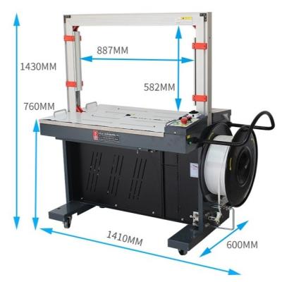 China Automatische rang MH-301 PP-bandbindmachines Verpakkingsmachine voor kartonnen doos Te koop