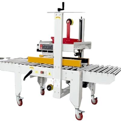 China 1830*670*1230mm Máquina semiautomática de sellado de cinta de cartón con conducción izquierda y derecha en venta