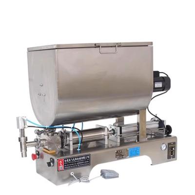 China 1100*480*800 mm Horizontal Pneumatic Filling Machine for 304Stainless Steel Sauce for sale