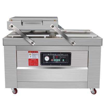 China Double Flat Type Big Chamber Vacuum Packing Machine for Food Shop and 900W Motor Power for sale