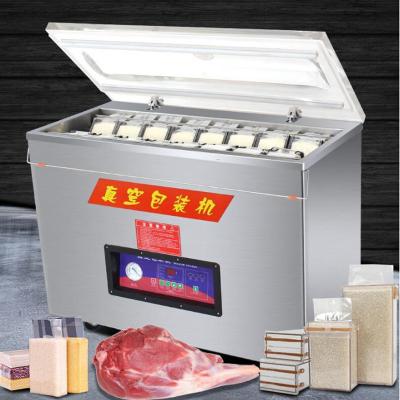 China DZ-850 Vacuum Sealer For Meat Chicken Seafood Fish Rice Brick Restaurant Packing Machine for sale