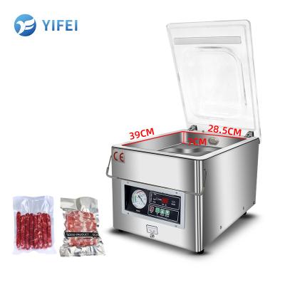 China Small Food Household Chamber Vacuum Packing Machine Sealer With 10m3/h Vacuum Pump for sale