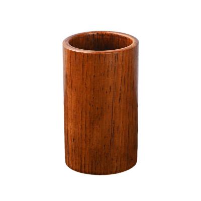 China Viable Creative Wooden Household Chopstick Holder Kitchen Tableware Spoon Round Storage Cage for sale