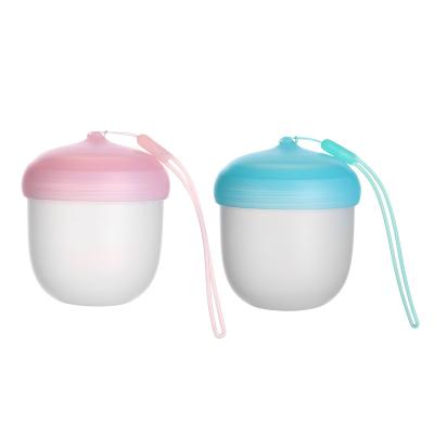 China Portable Cup Viable Cartoon Travel Cute Plastic With Microwaved Scale Sealed Gift Mug For Kid Breakfast Milk Cereal Coffee for sale