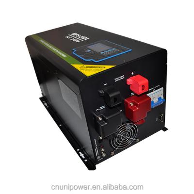 China Suitable for all electrical equipment SVC 220V power inverter DC to 6000W AC power inverter home solar system for sale