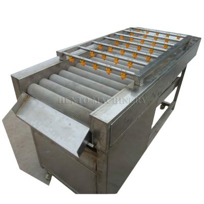 China Snack factory Hento sprayer type technology fruit machine ozone fruit and vegetable seal washing machine for sale